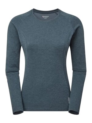Футболка Montane Women's Dart Long Sleeve T-Shirt Orion blue