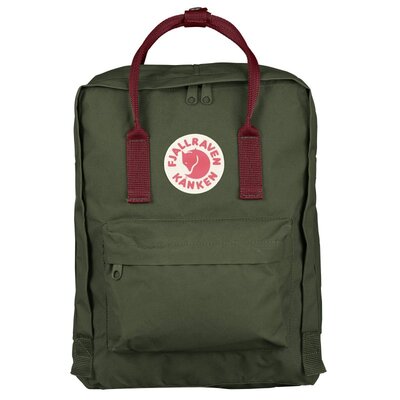 Рюкзак городской Fjallraven Kanken Forest Green-Ox Red 23510.660-326