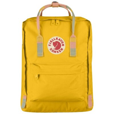 Рюкзак городской Fjallraven Kanken Yellow Random Blocked 23510.141-905