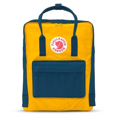 Рюкзак городской Fjallraven Kanken Navy - Warm_yellow 23510.560-141