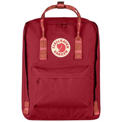 Рюкзак Fjallraven Kanken Deep_red/Folk_pattern 23510.325-903