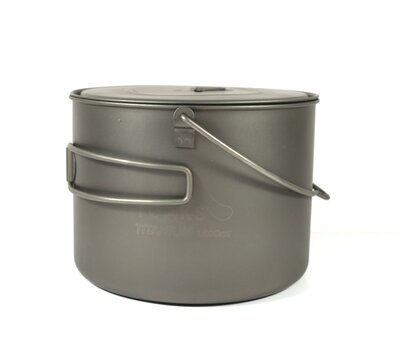 Котелок Toaks Titanium 1600 ml Pot With Bail Handle