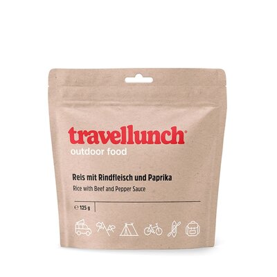 Їжа швидкого приготування Travellunch Рис з яловичиною та перцем 1 порція 50149