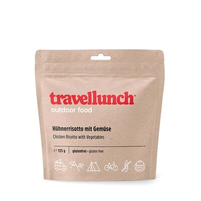 Еда быстрого приготовления Travellunch Ризотто (рис) с курицей и овощами 2 порции 51237G