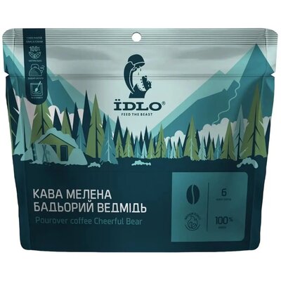 Їжа швидкого приготування IDLO Кава мелена Бадьорий ведмідь 6в1 (Жвавакава)