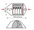 Палатка кемпинговая Tramp Lair 4 v2
