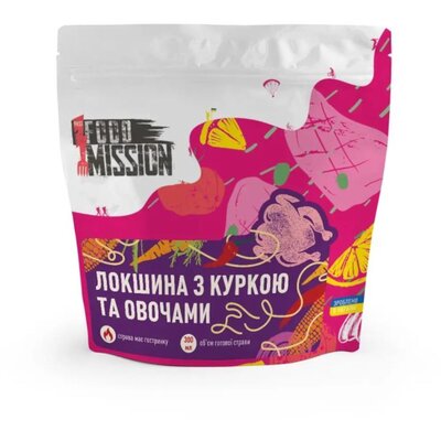 Їжа швидкого приготування Food mission	 Локшина з куркою та овочами