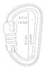 Карабин Petzl Bm'D TRIACT-LOCK gray