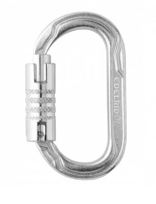 Карабин Edelrid Oval Power Steel Ansi Silver