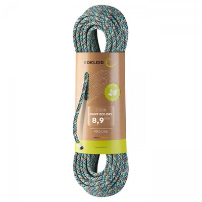 Веревка Edelrid динамическая Edelrid Swift Eco Dry 8.9 мм, 60 м