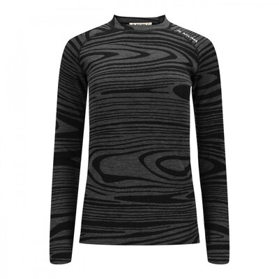 Термобелье блуза Aclima женская WarmWool Crew Neck W's Black Motion