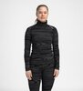 Термобелье блуза Aclima женская WarmWool Roll Neck W's Black Motion